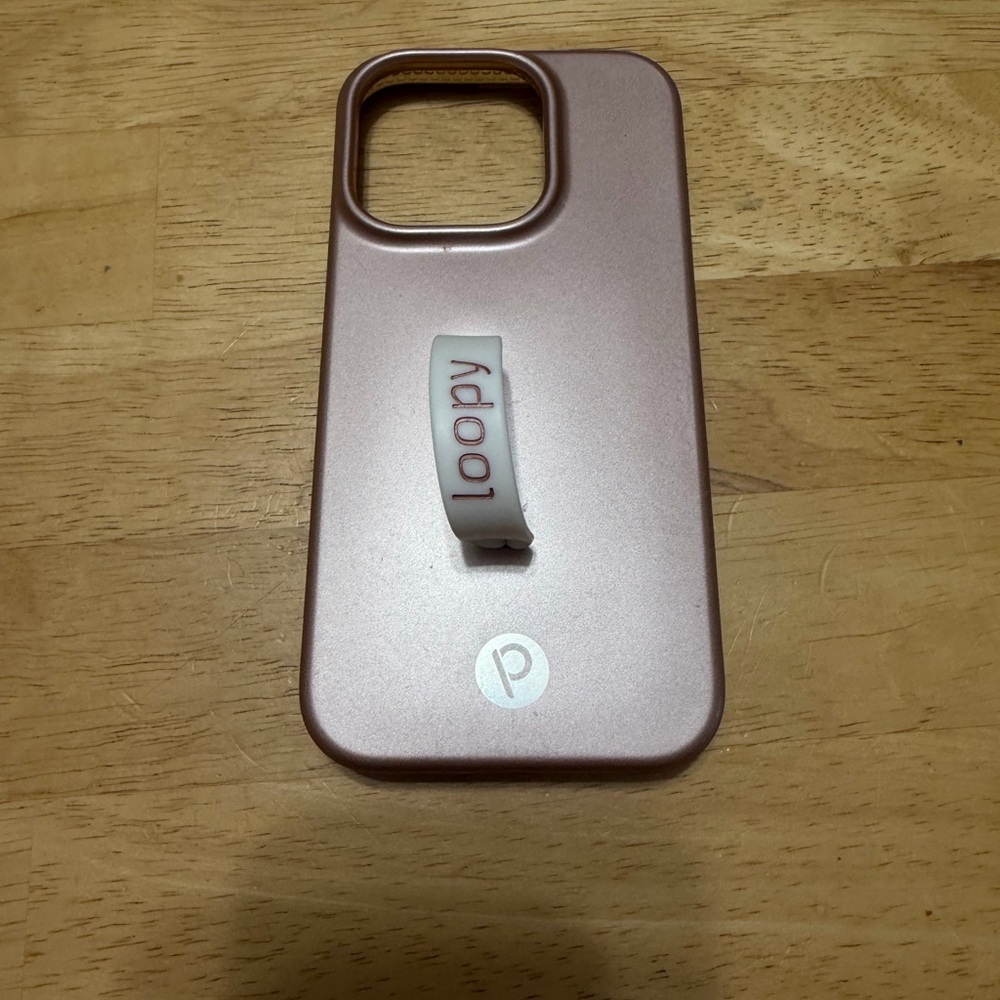 Loopy Rose Gold Phone Case - iPhone 14 Pro